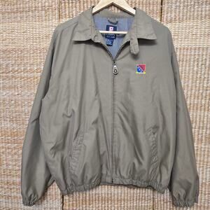 Chaps Ralph Lauren Men Vtg Y2K Preppy Classic Heritage Crest Harrington Jacket L